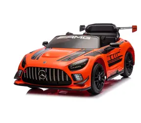 Eljet Kinder-Elektroauto Mercedes- AMG GT3 orange / 2x25 W / Geschwindigkeit 2,5-3,5 km/h / Zuladung 30 kg