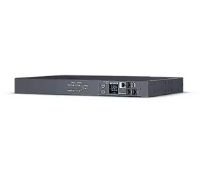 CyberPower Rack ATS PDU 1U / PDU / geschaltet / 12A / Eingang 2x IEC C14 / Ausgang 12x IEC C13