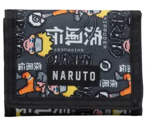 CUREPINK Naruto Geldbörse / Nylon / Münzfach mit Reißverschluss / Kartenhalter