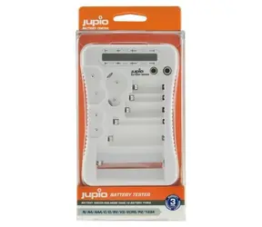 JUPIO Batterietester / Batterietester / N, AA, AAA, C, D, 9V, V3, 2CR4, P2, 2, 123A