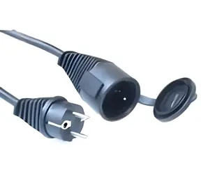 Brennenstuhl H05RR-F 3G1.5 25 m schwarz / Verlängerungskabel / IP44 / für den Außenbereich / abschließbarer Stecker