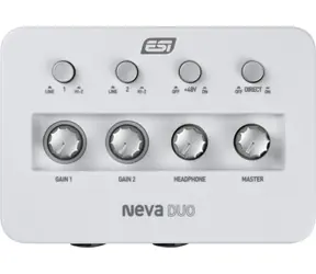 ESI Neva Duo / USB-Audio-Interface / 24 Bit/192 kHz / 2x XLR/Klinke-Kombianschluss / USB-C