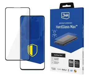 3mk HardGlass Max für Motorola Edge 40 Neo, schwarz / Gehärtetes Glas