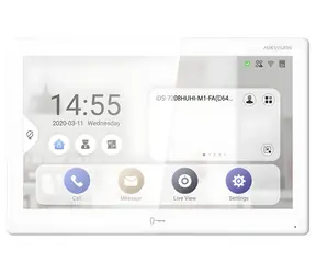 HIKVISION DS-KH9510-WTE1(B) / IP-Heimmonitor / 10"-Touchscreen / Android / WLAN / PoE