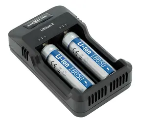Ansmann Lithium 2 / Ladegerät / Li- ION / NiMH / AA, AAA, 18650 und andere / USB