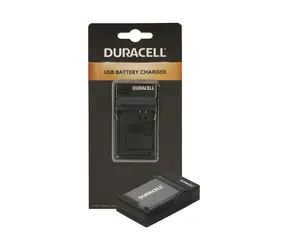 Duracell Ladegerät mit USB-Kabel für Canon NB-11L, schwarz / Ladegerät / USB / 5 V
