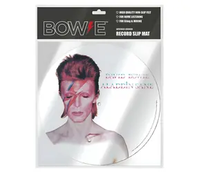 PYRAMID Plattenspielermatte David Bowie / Plattenspielermatte / antistatische Behandlung