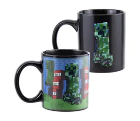 PALADONE Minecraft Creeper-Tassenmotiv / Keramik / 300 ml / Geschenkbox