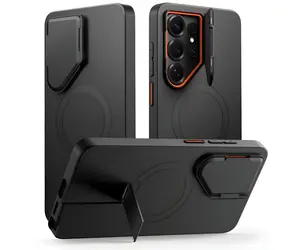 Tech-Protect Kevlar Aura MagSafe schwarz/orange / Rückseite für Samsung Galaxy S26 Ultra / Kevlar / MagSafe
