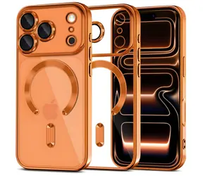Tech-Protect MagFlex transparent orange / Schutzhülle / Apple iPhone 17 Pro / MagSafe