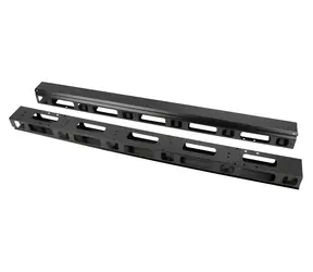 Lanberg Vertikaler Kabelorganizer 27U schwarz / Kabelorganizer / 19"-Rack / 2 Stück / Breite 800 mm