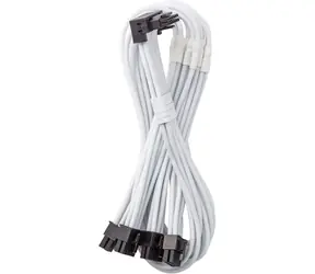 CableMod C-Series Pro weiß / Stromkabel / 12VHPWR auf 4X 8-Pin PCIe / 90° / Variante B