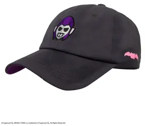 CINEREPLICAS Brawl Stars Mortis Kappe / Accessoire / verstellbarer Riemen / Klettverschluss / offizielle Lizenz