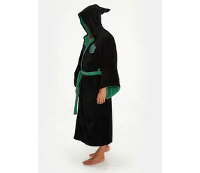 GROOVY Damenbademantel Harry Potter Slytherin / Einheitsgröße / 110 cm / 100 % Polyester