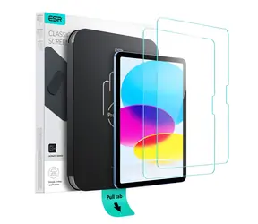 ESR UltraFit / Gehärtetes Glas / Apple iPad 10. Generation (2022) und iPad 11. Generation (2025) / 2 Stück