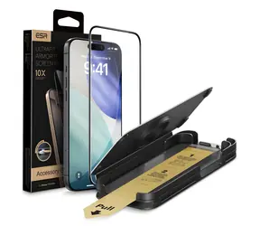 ESR UltraFit Armorite Pro transparentes Schutzglas / Gehärtetes Glas / Apple iPhone 16 Pro / 17 Pro