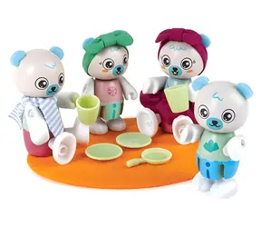 Hape Figuren Eisbärenfamilie E3529 / Spielfiguren / Bambus, Biokunststoff / ab 3 Jahren