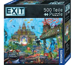 KOSMOS EXIT Puzzle: Schlüssel von Atlantis / 500 Teile / ab 10 Jahren