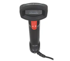 Manhattan Industrieller CCD-Barcodeleser schwarz / Barcodeleser / 1D / USB, RS-232 / IP54