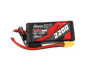 GENS ACE LiPo-Akku G-Tech 2200mAh 2S1P 7,4V 60C / XT60-Anschluss / 116 g