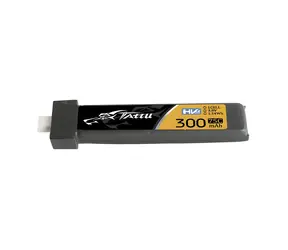 Gens Ace LiPo-Akku HV 300 mAh 3,8 V 1S1P (5 Stück) / 75C / BT2.0-Anschluss / 69 x 13 x 7 mm