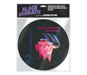 PYRAMID Plattenspielermatte Black Sabbath / Plattenspielermatte / antistatische Behandlung