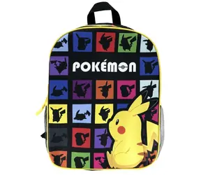 Cyp Brands Pokémon -Rucksack mit Rollen, Pikachu-Motiv / Kinderrucksack / Verstellbar / 31 x 41 x 12 cm