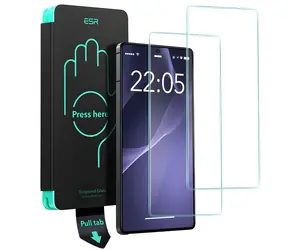 ESR Schutzglas für Samsung Galaxy S25, ultratransparent / Schutzglas / Gehärtetes Glas / 2 Stück