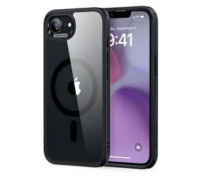 ESR Classic Hybrid HaloLock transparent-schwarz / Hülle / iPhone 16e/17e / MagSafe