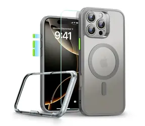 ESR Classic Pro Set HaloLock grau / Hülle / Apple iPhone 16 Pro Max / MagSafe