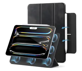 ESR Rebound Magnetische schwarze Tablet-Hülle für Apple iPad Pro 13" (2024)