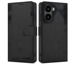 Tech-Protect Wallet-Hülle für XIAOMI POCO X7 Pro 5G, schwarz / Schutzhülle / Brieftasche mit Kartenfach