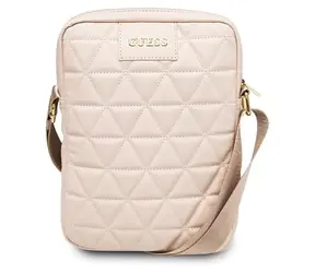 Guess gesteppte rosa Tablethülle 10" / Kunstleder