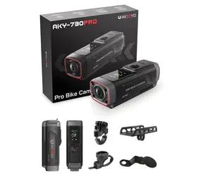 AKEEYO 730Pro schwarz / Sportkamera / 4K / für Fahrrad- und Motorradlenker