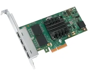 Intel I350-T4V2 Bulk-Netzwerkkarte / PCIe / 4X RJ-45 / 1GbE