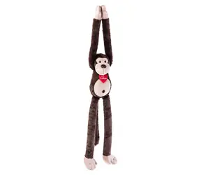 LUMPIN Plüschaffe „Coffee Hug me“ / 70 cm / Klettverschluss an den Pfoten, ab 0 Jahren