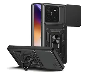 Tech-Protect CamShield PRO für XIAOMI 14T, schwarz / Rückseite / Linsenschutz