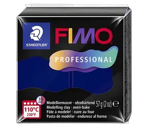 FIMO Modelliermasse Professional marineblau / 57 g / Brenntemperatur 110 °C