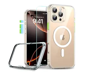 ESR Classic Pro Set HaloLock transparent / Hülle / Apple iPhone 16 Pro Max / MagSafe