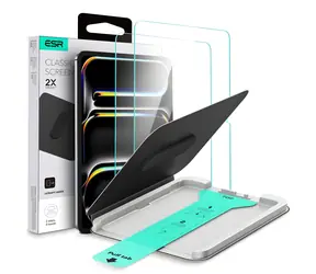 ESR UltraFit / Schutzglas / Apple iPad Pro 11" (2024/2025) / 2 Stück / Gehärtetes Glas