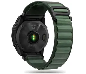 Tech-Protect Nylon Pro Armband, dunkelgrün / Armband / für Garmin Fenix 5, 6, 6 Pro und 7