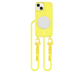 Tech-Protect Magnecklace MagSafe gelb / Schutzhülle / Apple iPhone 15 / MagSafe