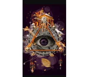 Norimpex Diamantmalerei Hellseherisches Auge / 30x40 cm