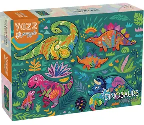 YAZZ Puzzle Dinosaurier / 1000 Teile / 68 x 48 cm