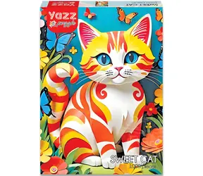 YAZZ Puzzle „Niedliches Kätzchen“ / 1000 Teile / 48 x 68 cm