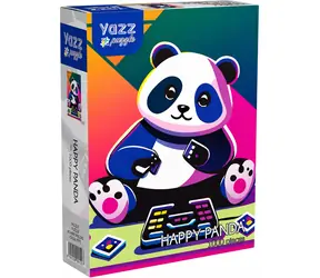 YAZZ Puzzle Fröhlicher Panda / 1000 Teile