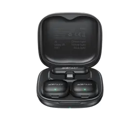 Acefast R1 schwarz / Drahtloses Ansteckmikrofon / 2 Stück
