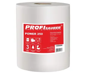 Profi Sauber POWER 250 / Industriegewebe / Vliesstoff / Saugfähig