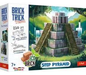 Trefl BRICK TRICK Reisebausatz: Pyramide M / 210 Teile