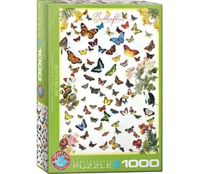 EUROGRAPHICS Puzzle Schmetterlinge / 1000 Teile